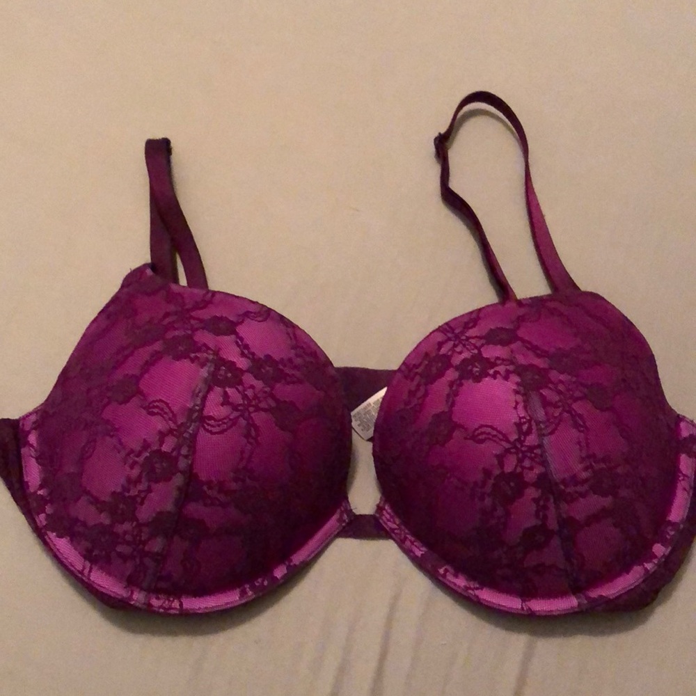 Victoria’s Secret purple lace bra
